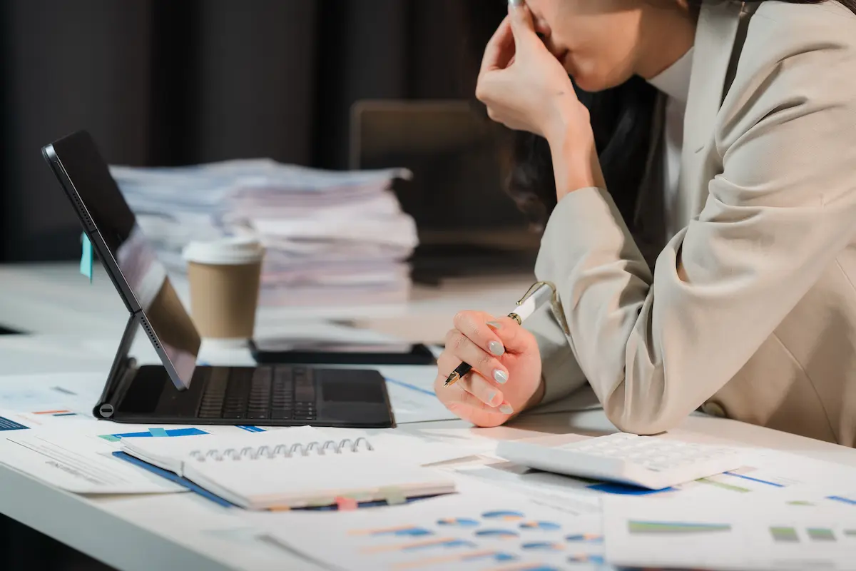 Overwhelmed at the Desk